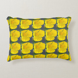 Cojín Decorativo Pillow amarillo florido
