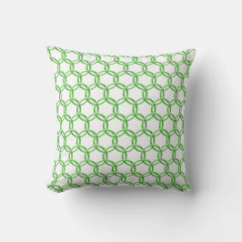 Cojín Decorativo Pillow - Anillos verdes entrelazados