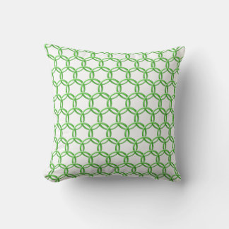Cojín Decorativo Pillow - Anillos verdes entrelazados