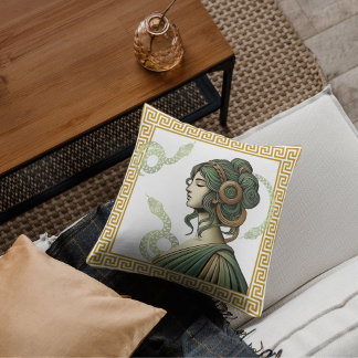 Cojín Decorativo Pillow Art de Medusa estética
