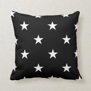 Cojín Decorativo Pillow Black Large Stars