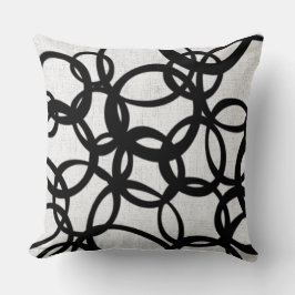 Cojín Decorativo Pillow blanco y negro