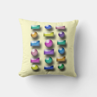 Cojín Decorativo Pillow - Botones 3D