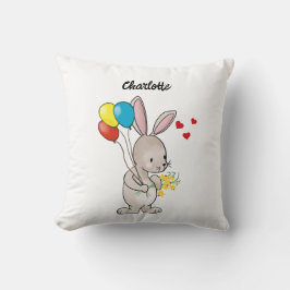 Cojín Decorativo Pillow "Bunny with Balloons"