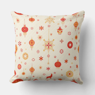 Cojín Decorativo Pillow C con patrón simple de Año Nuevo