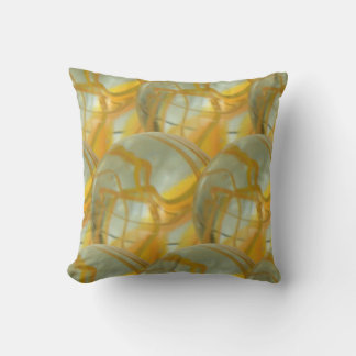 Cojín Decorativo Pillow - Canicas de vidrio con venas Naranjas