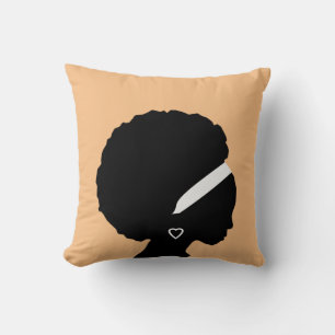 COJÍN DECORATIVO PILLOW CHICA NEGRO