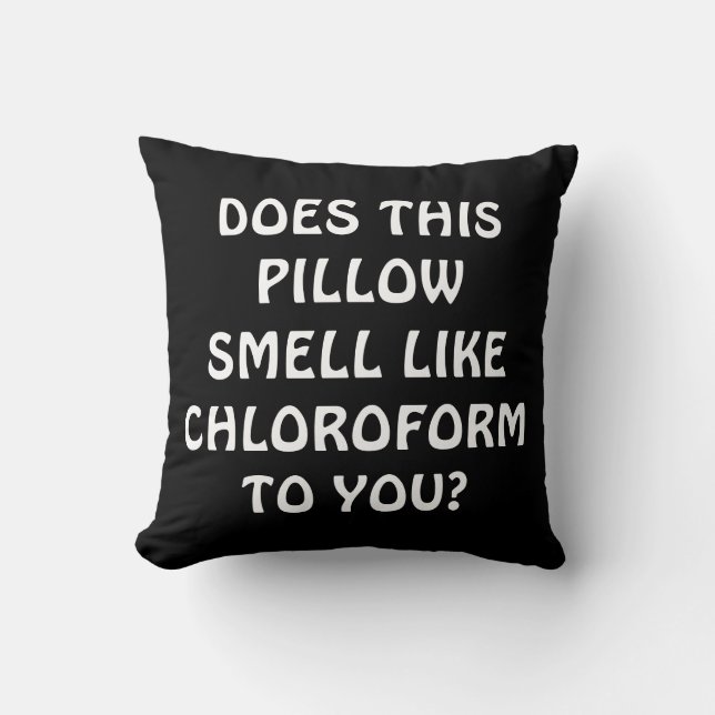 Cojín Decorativo Pillow cloroformo (Anverso)