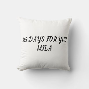 Cojín Decorativo Pillow con dedicación 365 días