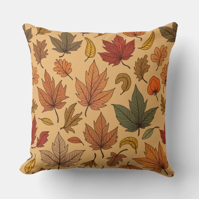 Cojín Decorativo Pillow con imagen de otoño (Anverso)