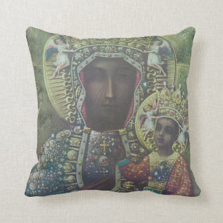 Cojín Decorativo Pillow con Madonna negra y niño