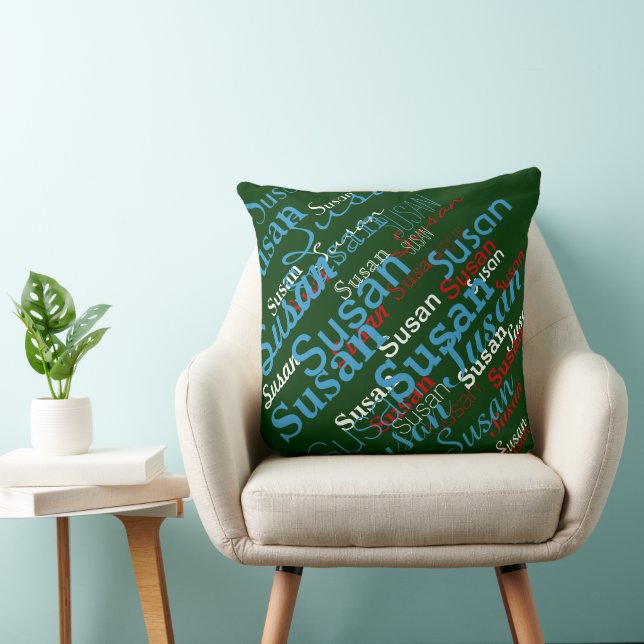 Cojín Decorativo Pillow con nombre personalizado (Silla)