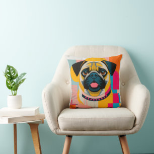 Cojín Decorativo Pillow con pug