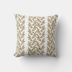 Cojín Decorativo Pillow con un lindo patrón botánico