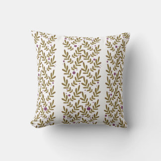 Cojín Decorativo Pillow con un lindo patrón botánico