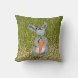 Cojín Decorativo Pillow - Conejo en hierba