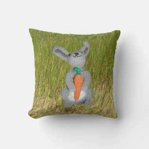 Cojín Decorativo Pillow - Conejo en hierba