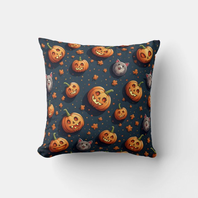 Cojín Decorativo Pillow conmemorativo de Halloween (Anverso)