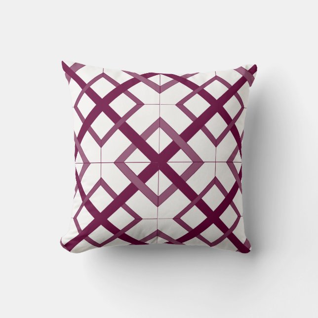 Cojín Decorativo Pillow - Cuadrados entrelazados (Anverso)