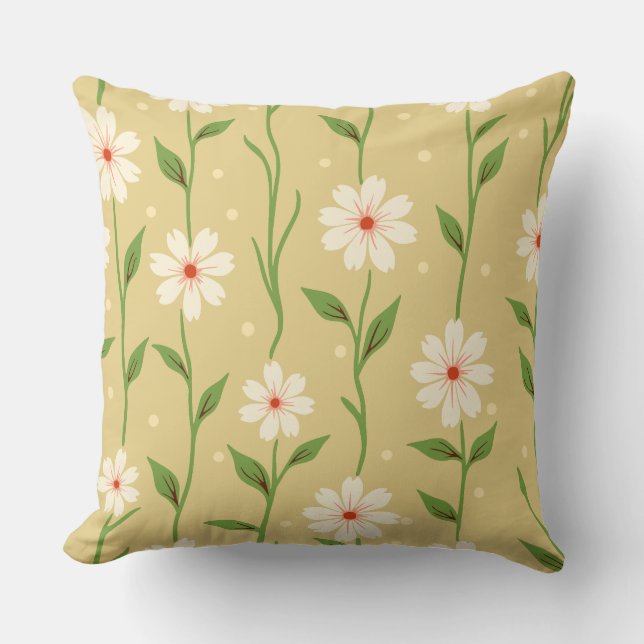 Cojín Decorativo Pillow Daisy Dot Vineland Gold (Anverso)