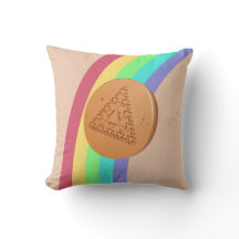 Pillow Dalgona Múltiple Triángulo - Vista lateral