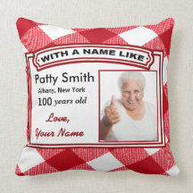 Pillow de 100 años - Todo Personalizable