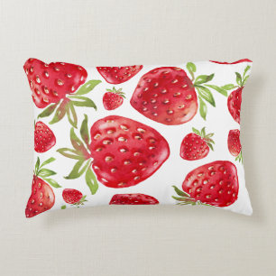 Cojín Decorativo Pillow de acento de amor de fresa