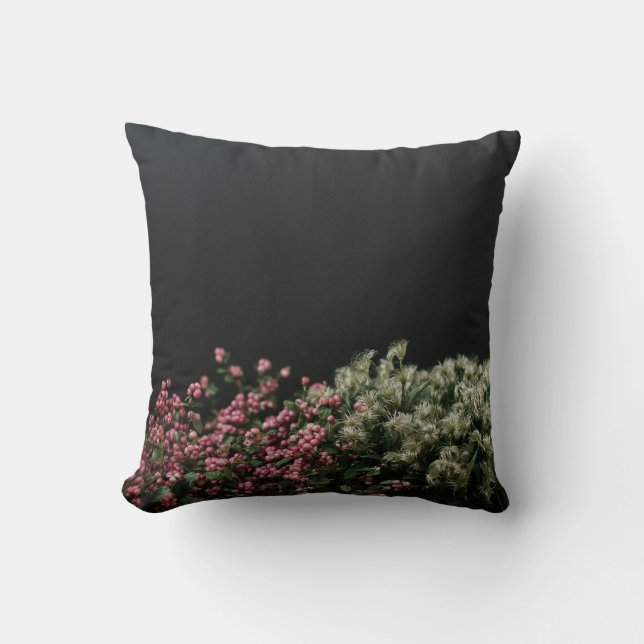 Cojín Decorativo Pillow de acento de Chique negro (Anverso)