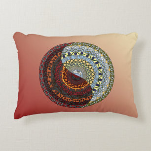 Cojín Decorativo Pillow de acento de cielo e infierno