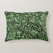 Pillow de acento de Enigma Verde