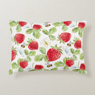 Cojín Decorativo Pillow de acento de fresa Buzz