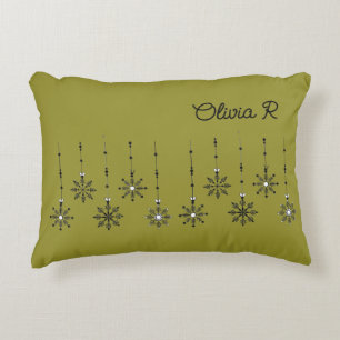 Cojín Decorativo Pillow de acento de invierno personalizado en Wond