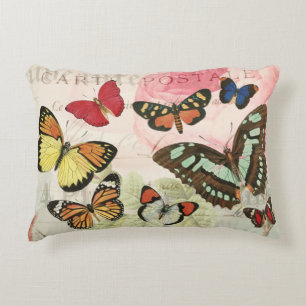 Cojín Decorativo Pillow de acento de las mariposas