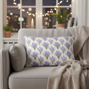 Cojín Decorativo Pillow de acento de lavanda de Provenza