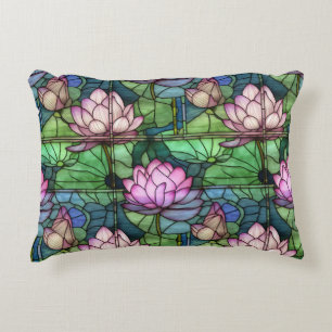 Cojín Decorativo Pillow de acento de Lotus de cristal contenido