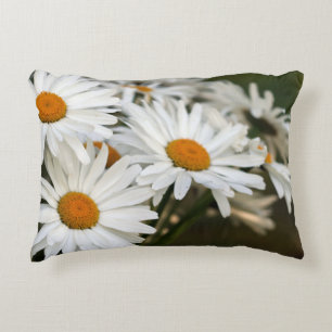 Cojín Decorativo Pillow de acento de margarita de verano