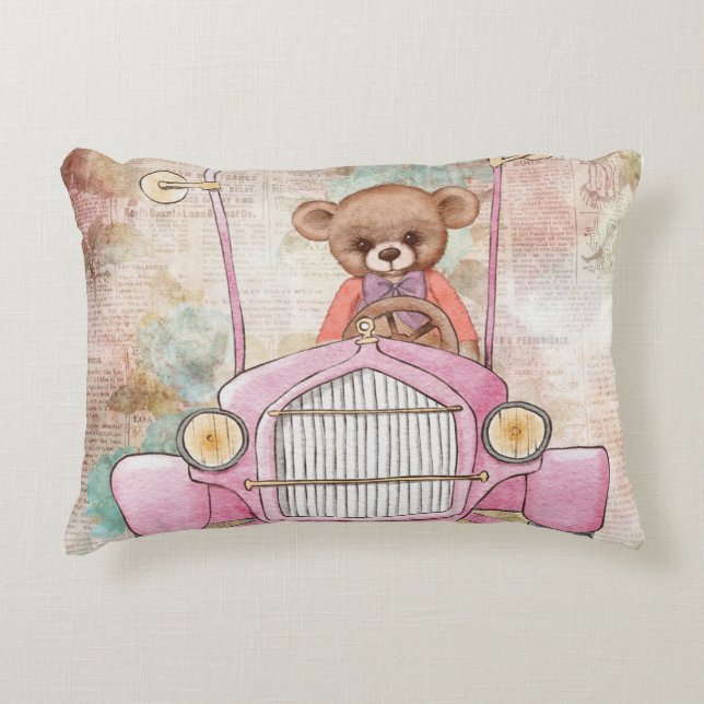 Cojín Decorativo Pillow de acento del oso de Teddy (Anverso)
