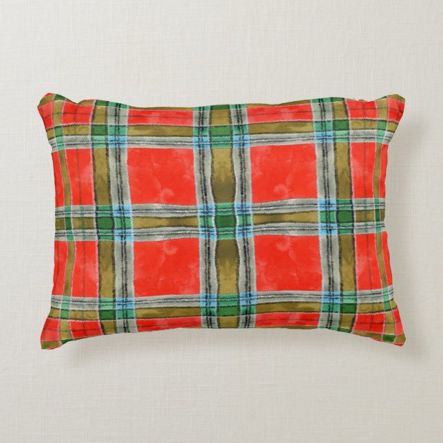 Cojín Decorativo Pillow de acento MAC BAIN TARTAN (Anverso)