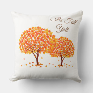 Cojín Decorativo Pillow de árboles otoñales