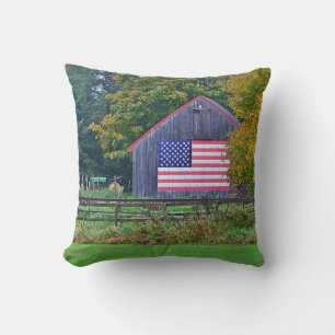 Cojín Decorativo Pillow de Barn Patriótico