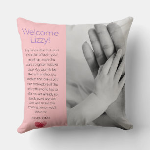 Cojín Decorativo Pillow de bebé bienvenido