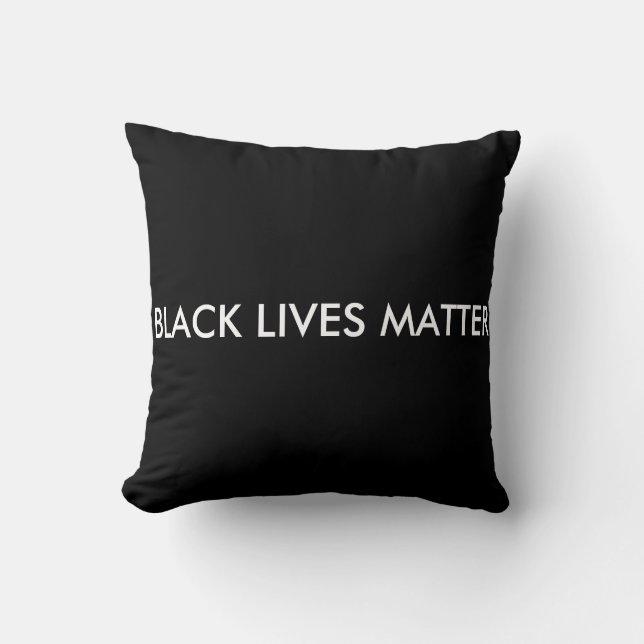 Cojín Decorativo Pillow de Black Lives Matter, BLM (Anverso)