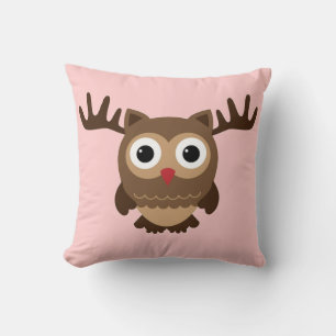 Cojín Decorativo Pillow de búho de reno