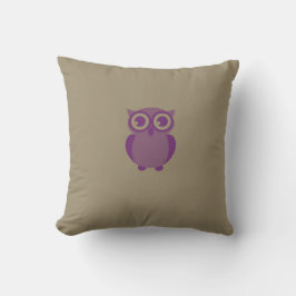 Cojín Decorativo Pillow de búho morado