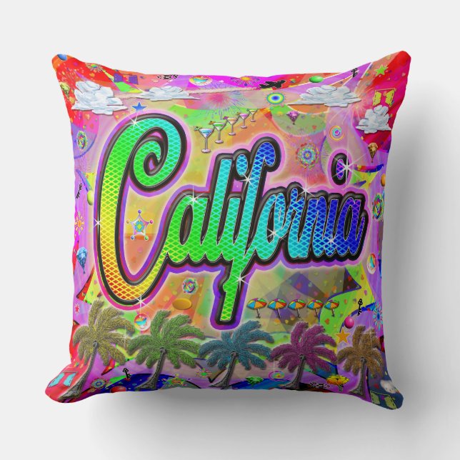 Cojín Decorativo Pillow de California Vista Express (Anverso)