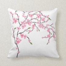 Pillow de cerezo en flor