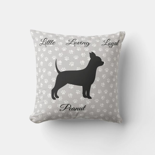 Cojín Decorativo Pillow de Chihuahua (Anverso)
