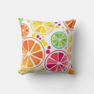 Cojín Decorativo Pillow de colores de frutas de verano