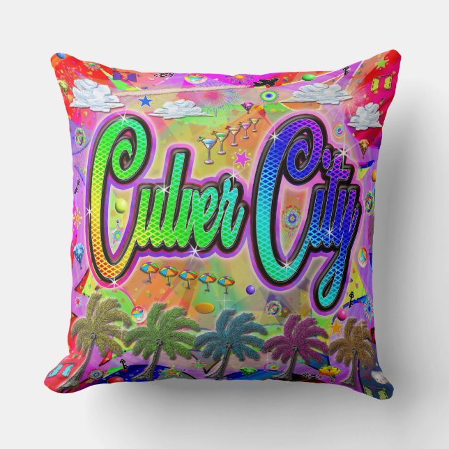 Cojín Decorativo Pillow de Culver City Vista Express (Anverso)