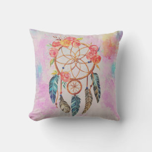 Cojín Decorativo Pillow de Dreamcatcher Watercolor
